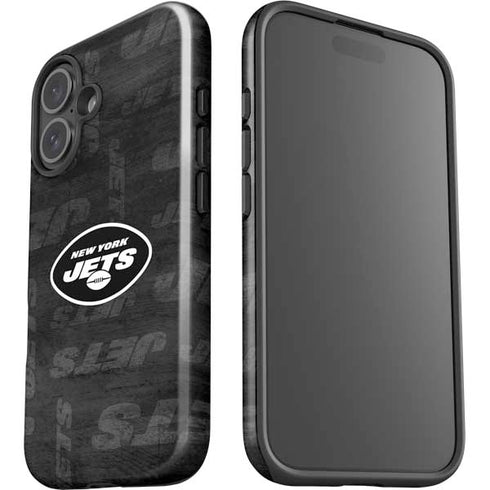 NFL New York Jets Black & White iPhone 16 Impact Case